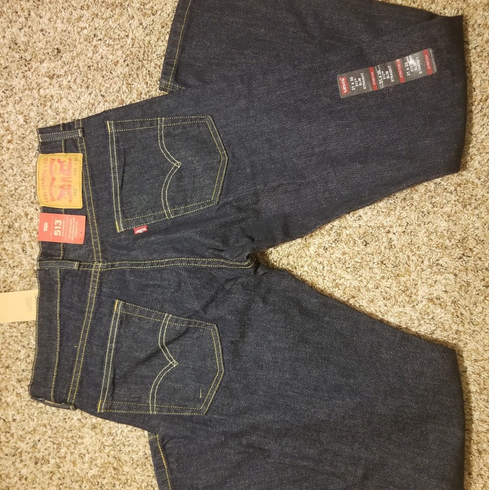 Mens Levi's 513 Slim Straight Stretch Jeans